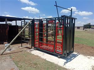 Cattle weigh crate