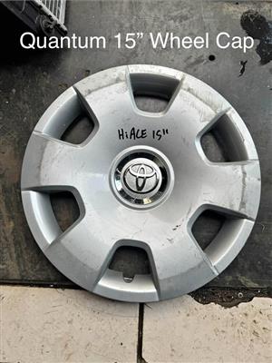 Toyota Quantum 15” Wheel Cap