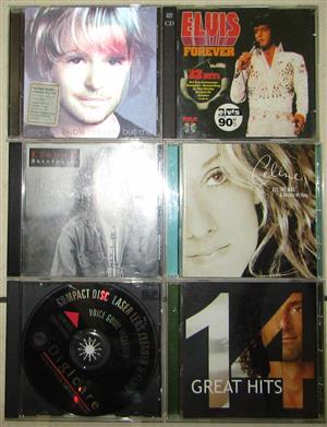 Assorted Music CD's x 6