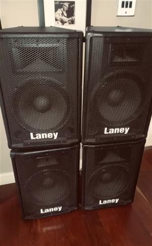 Laney speakers for sale in excellent condition