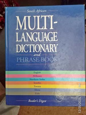 South African Multi-Language Dictionary and Phrase Book 
