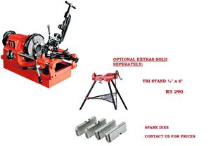 Pipe threading machine up to 100mm- electrical