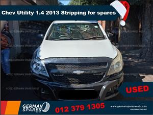 2013 Chevrolet Utility 1.4 Stripping for used replacement spares