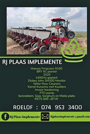 Massey ferguson 8ry 91 planter