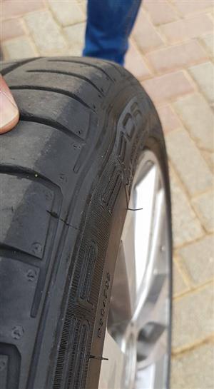 Bmw runflat tyres 18 and 17 inch