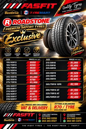 Tyre Deals in Rustenburg