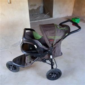 Stroller and Baby car seat in one