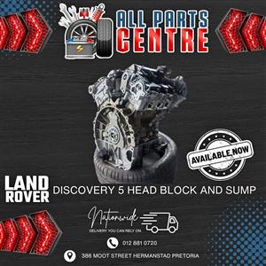 Land Rover Discovery 5 Head Block & Sump