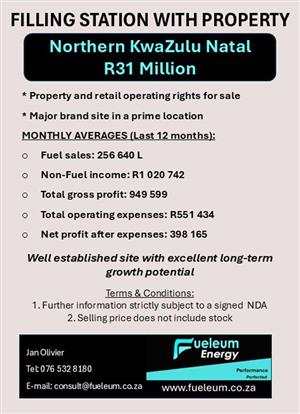 Filling Station with property Northern KZN
