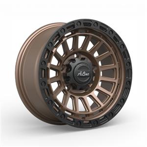 15″ A-Line Indus 5/139 Bronze Black Lip Alloy Wheels