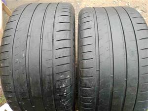 2 X 285/35/20 Michelin pilot sport 4 BMW tyres
