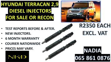 DIESEL INJECTORS FOR SALE FOR HYUNDAI TERRACAN 2.9
