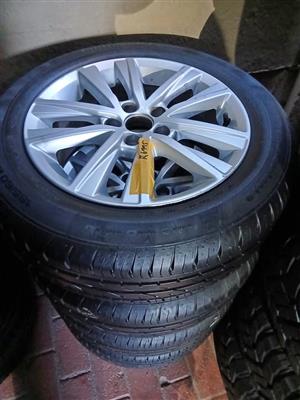 4x Polo Mags and Tyres 15
