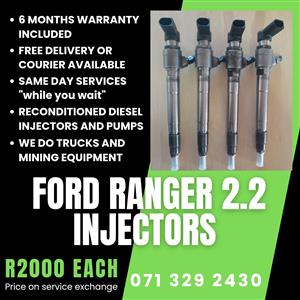 FORD RANGER 2.2 INJECTORS FOR SALE WITH WARRANTY 