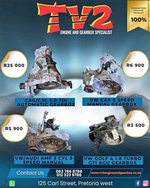 VW/Audi gearboxes for sale