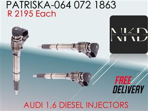 VW & AUDI 1,6 DIESEL INJECTORS FOR SALE