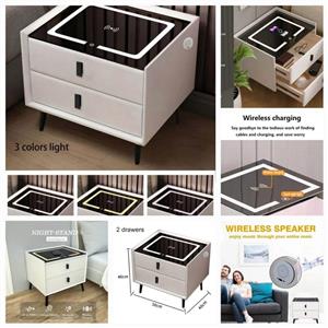  SMART SIDE TABLE WITH WIRELESS CHARGING STATION & BLUETOOTH SPEAKER on order only