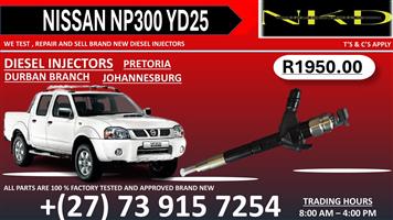  Np300 Nissan Fuel Injectors Recon and Testing & Brand New 