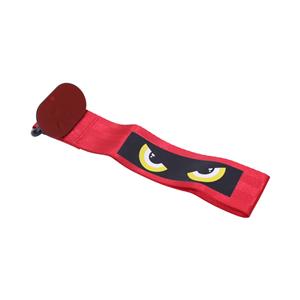 Decorative Non-Functional Tow Hook Strap with BadBoy Design (Red)