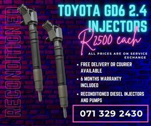 TOYOTA GD6 2.4 INJECTORS FOR SALE WITH WARRANTY 