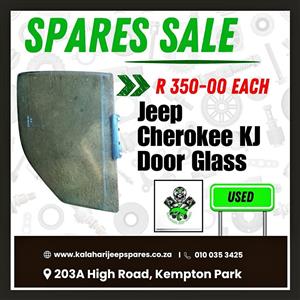 Jeep Cherokee KJ (USED) Door Glass For Sale 