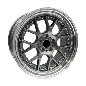 17″ TWC391 5/100 Gunmetal Machine Lip Alloy Wheels