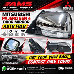  MITSUBISHI PAJERO GEN 4 AUTO-FOLD DOOR MIRROR 
