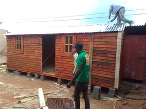 We do Wendy house's and log cabins 