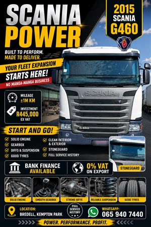 Scania G460 2015
