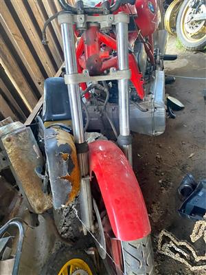 BMW K 100. Meyerton bike scrapyard new and secondhand spares.