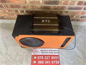 Pioneer subwoofer and amp