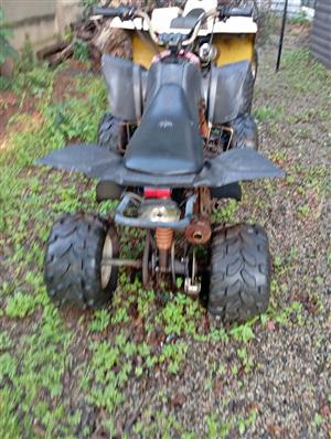 Quad bike for sale. For rebuild or parts. Selling as is.
