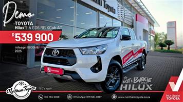 2025 TOYOTA HILUX 2.4GD-6 RAIDER R/B AUTO EXTRA CAB (DEMO)