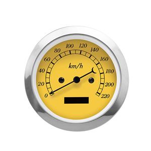 Autogauge 85mm Electrical Speedometre (Yellow Face)
