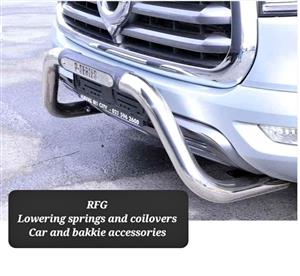 Gwm P series Passenger chrome nudge bar