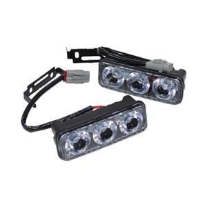 Universal Motorbike Rectangle Spotolights - pair (88x30mm)