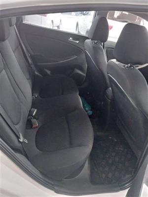 2019 HYUNDAI ACCENT 1.6 SEDAN  AUTOMATIC PETROL WHITE COLOR 81 000KM 