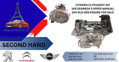 Citroen C1 Peuteog 107 1KR Gearbox 5 Speed Manual 1KR Old Gen Engine For Sale!!