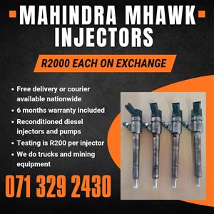 MAHINDRA MHAWK 2.2 INJECTORS FOR SALE WITH WARRANTY INCLUDED 