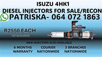 ISUZU 4HK1 INJECTORS FOR SALE - WITH TEST REPORTS