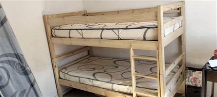 Bunk Bed with 2 x form mattresses
