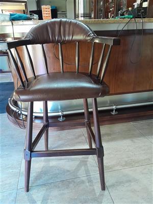 Solid wooden bar chairs. 7x