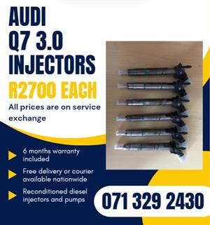 AUDI Q7 3.0 INJECTORS FOR SALE WITH WARRANTY 