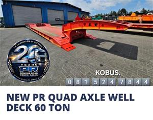 NEW PR TRAILER 60Ton WELLDECK LOWBED