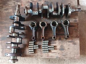 Lexus 1uz v8 round rail and square rail crank with conrods
