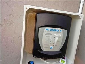 Electric fence and garage doors