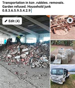 Removals. rubbles .household junk 