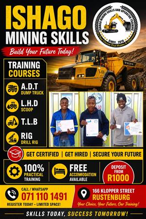 777 DUMP TRUCK  TRAINING MACHINE SKILLS AT RUSTENBURG