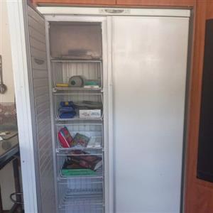 Double door fridge and deep freeze