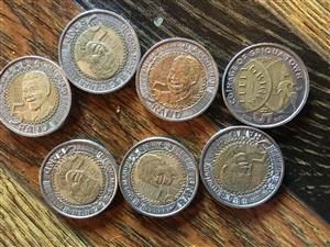 Selling my Mandela coins,are in a good condition. Price can be negotiated 
